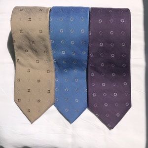 A bundle of 3 Slim DKNY Men Ties for $55